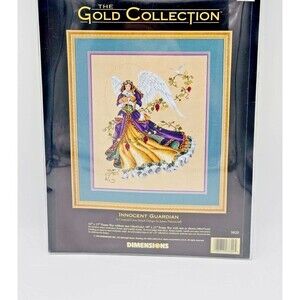 Dimensions Gold Collection Innocent Guardian Cross Stitch Kit 3820 New 1996